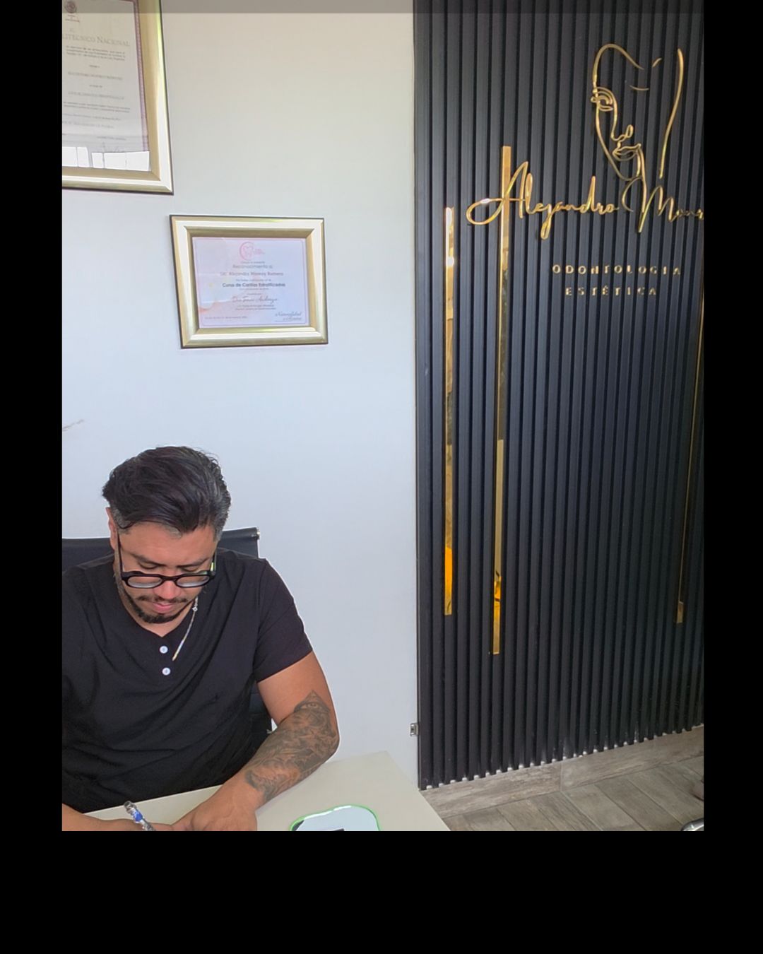 Recepción clínica